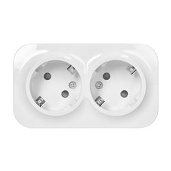 TODO GNIAZDO PODWÓJNE 2X2P+Z, 16A/230VAC, IP20,SCHUKO,BIAŁE ORNO TODO GNIAZDO PODWÓJNE 2X2P+Z, 16A/230VAC, IP20,SCHUKO,BIAŁE ORNO