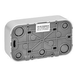 TODO GNIAZDO PODWÓJNE 2X2P+Z, 16A/230VAC, IP20,SCHUKO,BIAŁE ORNO TODO GNIAZDO PODWÓJNE 2X2P+Z, 16A/230VAC, IP20,SCHUKO,BIAŁE ORNO