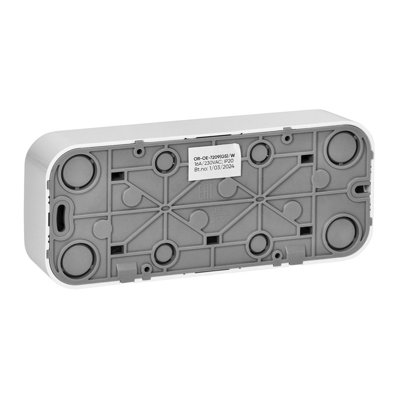 GNIAZDO POTRÓJNE TODO 2P+Z SCHUKO IP20, 16A, 230V AC, BIAŁY, 10 SZTUK ORNO GNIAZDO POTRÓJNE TODO 2P+Z SCHUKO IP20, 16A, 230V AC, BIAŁY, 10 SZTUK ORNO