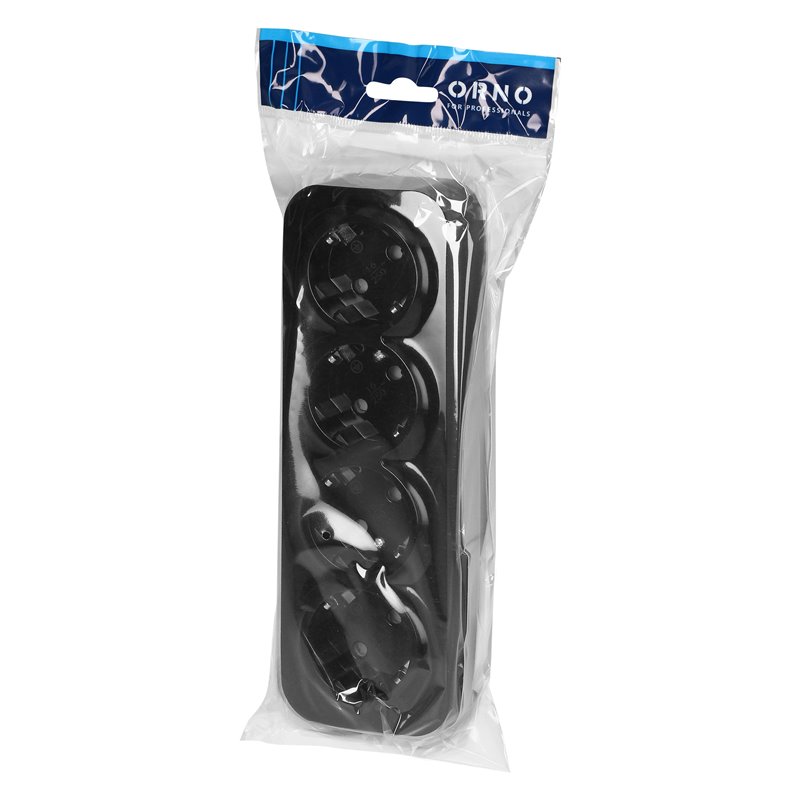 GNIAZDO POCZWÓRNE TODO 2P+Z SCHUKO IP20, 16A, 230V AC, CZARNY ORNO GNIAZDO POCZWÓRNE TODO 2P+Z SCHUKO IP20, 16A, 230V AC, CZARNY ORNO