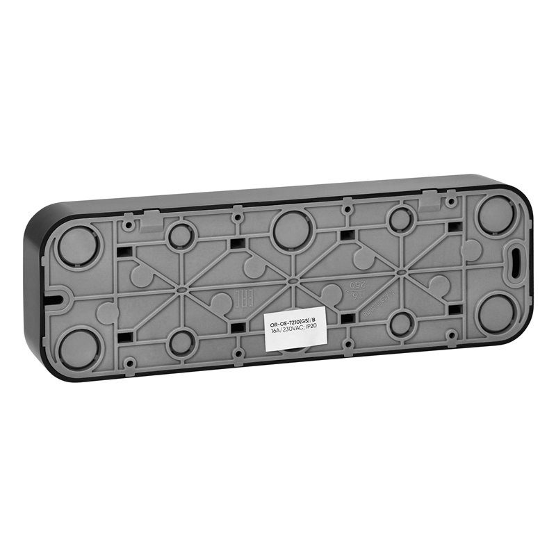 GNIAZDO POCZWÓRNE TODO 2P+Z SCHUKO IP20, 16A, 230V AC, CZARNY ORNO GNIAZDO POCZWÓRNE TODO 2P+Z SCHUKO IP20, 16A, 230V AC, CZARNY ORNO