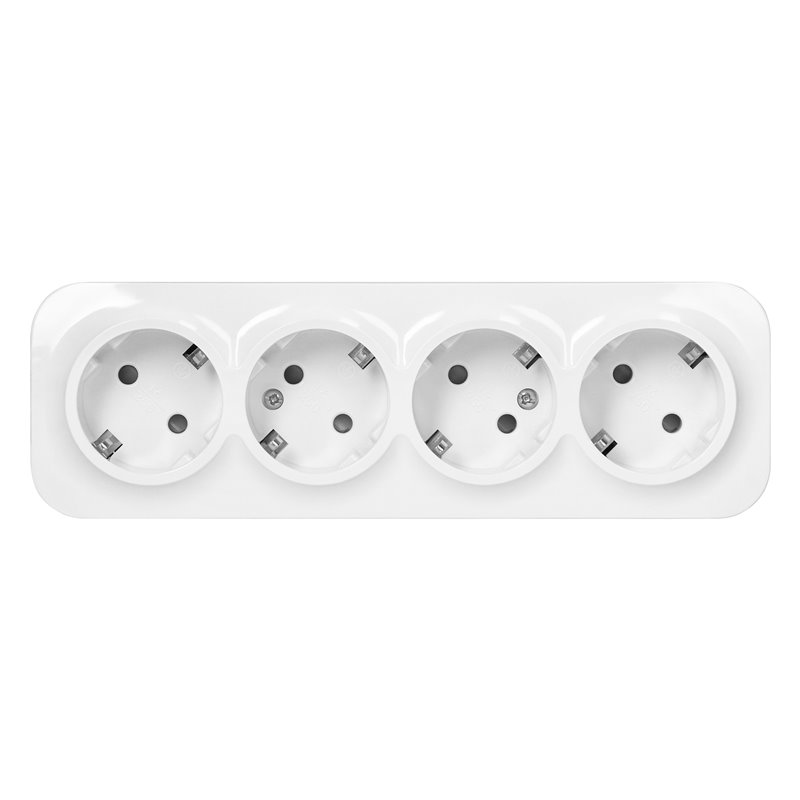 GNIAZDO POCZWÓRNE TODO 2P+Z SCHUKO IP20, 16A, 230V AC, BIAŁY, 8 SZTUK ORNO GNIAZDO POCZWÓRNE TODO 2P+Z SCHUKO IP20, 16A, 230V AC, BIAŁY, 8 SZTUK ORNO