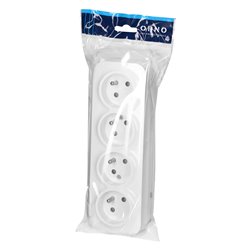 GNIAZDO POCZWÓRNE TODO 2P+Z IP20, 16A, 230V AC, BIAŁY ORNO GNIAZDO POCZWÓRNE TODO 2P+Z IP20, 16A, 230V AC, BIAŁY ORNO