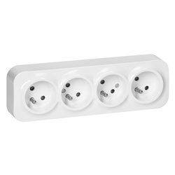GNIAZDO POCZWÓRNE TODO 2P+Z IP20, 16A, 230V AC, BIAŁY, 8 SZTUK ORNO GNIAZDO POCZWÓRNE TODO 2P+Z IP20, 16A, 230V AC, BIAŁY, 8 SZTUK ORNO