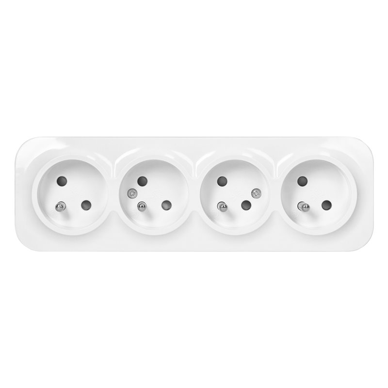 GNIAZDO POCZWÓRNE TODO 2P+Z IP20, 16A, 230V AC, BIAŁY, 8 SZTUK ORNO GNIAZDO POCZWÓRNE TODO 2P+Z IP20, 16A, 230V AC, BIAŁY, 8 SZTUK ORNO