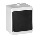 ŁĄCZNIK JEDNOBIEGUNOWY AQUATIC MINI IP54 BIAŁO-CZARNY ORNO ŁĄCZNIK JEDNOBIEGUNOWY AQUATIC MINI IP54 BIAŁO-CZARNY ORNO