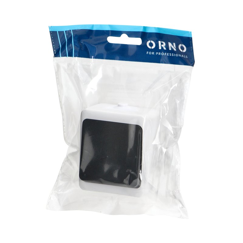 ŁĄCZNIK JEDNOBIEGUNOWY AQUATIC MINI IP54 BIAŁO-CZARNY ORNO ŁĄCZNIK JEDNOBIEGUNOWY AQUATIC MINI IP54 BIAŁO-CZARNY ORNO
