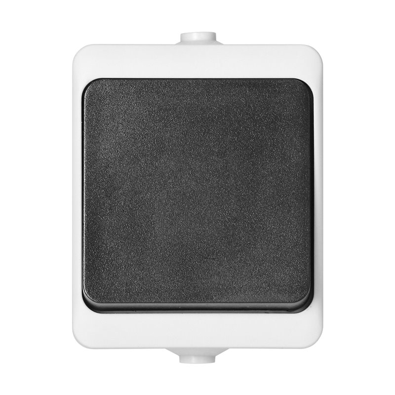 ŁĄCZNIK JEDNOBIEGUNOWY AQUATIC MINI IP54 BIAŁO-CZARNY ORNO ŁĄCZNIK JEDNOBIEGUNOWY AQUATIC MINI IP54 BIAŁO-CZARNY ORNO