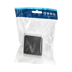 ŁĄCZNIK ŚWIECZNIKOWY AQUATIC MINI IP 54 BIAŁO-CZARNY ORNO ŁĄCZNIK ŚWIECZNIKOWY AQUATIC MINI IP 54 BIAŁO-CZARNY ORNO