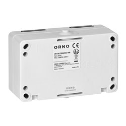 GNIAZDO PODWÓJNE 2X2P+Z SCHUKO AQUATIC MINI IP 54 BIAŁO-CZARNE ORNO GNIAZDO PODWÓJNE 2X2P+Z SCHUKO AQUATIC MINI IP 54 BIAŁO-CZARNE ORNO