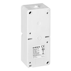 ŁĄCZNIK JEDNOBIEGUNOWY + GNIAZDO 2P+Z AQUATIC MINI IP 54 BIAŁO-CZARNE ORNO ŁĄCZNIK JEDNOBIEGUNOWY + GNIAZDO 2P+Z AQUATIC MINI IP 54 BIAŁO-CZARNE ORNO