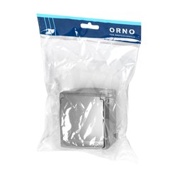 GNIAZDO POJEDYŃCZE 2P+Z AQUATIC PRO IP 55 SZARO-GRAFITOWE ORNO GNIAZDO POJEDYŃCZE 2P+Z AQUATIC PRO IP 55 SZARO-GRAFITOWE ORNO