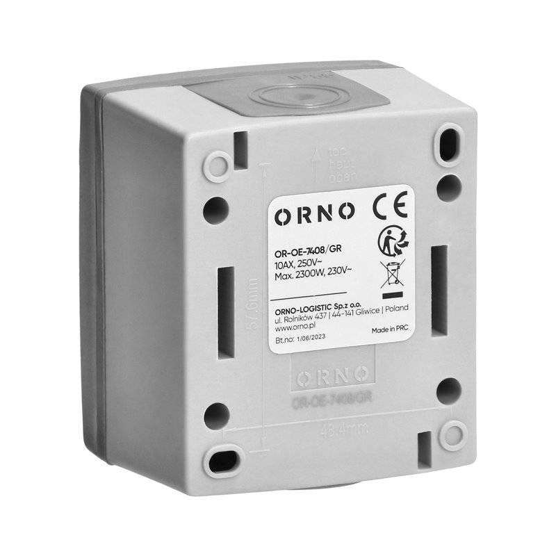 ŁĄCZNIK ROLETOWY AQUATIC PRO IP 55 SZARO-GRAFITOWE ORNO ŁĄCZNIK ROLETOWY AQUATIC PRO IP 55 SZARO-GRAFITOWE ORNO