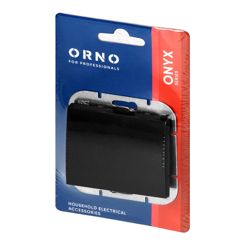 ŁĄCZNIK P/T JEDNOBIEGUNOWY ONYX, 10A, 250V, WP-1O, CZARNY ORNO ŁĄCZNIK P/T JEDNOBIEGUNOWY ONYX, 10A, 250V, WP-1O, CZARNY ORNO