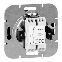 ŁĄCZNIK P/T JEDNOBIEGUNOWY ONYX, 10A, 250V, WP-1O, CZARNY ORNO ŁĄCZNIK P/T JEDNOBIEGUNOWY ONYX, 10A, 250V, WP-1O, CZARNY ORNO