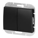 ŁĄCZNIK P/T ŚWIECZNIKOWY ONYX, 10A, 250V, WP-2O, CZARNY ORNO ŁĄCZNIK P/T ŚWIECZNIKOWY ONYX, 10A, 250V, WP-2O, CZARNY ORNO