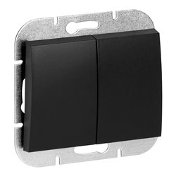 ŁĄCZNIK P/T ŚWIECZNIKOWY ONYX, 10A, 250V, WP-2O, CZARNY ORNO ŁĄCZNIK P/T ŚWIECZNIKOWY ONYX, 10A, 250V, WP-2O, CZARNY ORNO