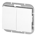 ŁĄCZNIK P/T ŚWIECZNIKOWY ONYX, 10A, 250V, WP-2O, BIAŁY ORNO ŁĄCZNIK P/T ŚWIECZNIKOWY ONYX, 10A, 250V, WP-2O, BIAŁY ORNO