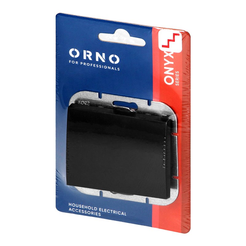ŁĄCZNIK P/T SCHODOWY ONYX, 10A, 250V, WP-5O, CZARNY ORNO ŁĄCZNIK P/T SCHODOWY ONYX, 10A, 250V, WP-5O, CZARNY ORNO
