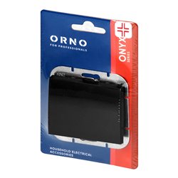 ŁĄCZNIK KRZYŻOWY P/T ONYX, 10A, 250V, WP-8O, CZARNY ORNO ŁĄCZNIK KRZYŻOWY P/T ONYX, 10A, 250V, WP-8O, CZARNY ORNO