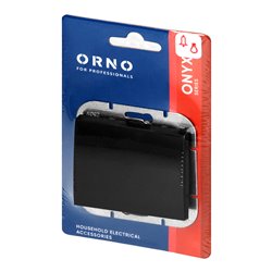 PRZYCISK DZWONEK P/T ONYX, 10A, 250V, WP-6/7O, CZARNY ORNO PRZYCISK DZWONEK P/T ONYX, 10A, 250V, WP-6/7O, CZARNY ORNO