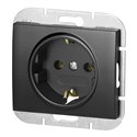 GNIAZDO POJEDYNCZE P/T 2P+Z SCHUKO ONYX, 16A, 250V, PT-17O, CZARNY ORNO GNIAZDO POJEDYNCZE P/T 2P+Z SCHUKO ONYX, 16A, 250V, PT-17O, CZARNY ORNO