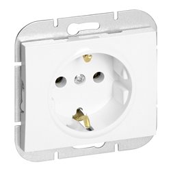 GNIAZDO POJEDYNCZE P/T 2P+Z SCHUKO ONYX, 16A, 250V, PT-17O, BIAŁY ORNO GNIAZDO POJEDYNCZE P/T 2P+Z SCHUKO ONYX, 16A, 250V, PT-17O, BIAŁY ORNO