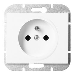 GNIAZDO POJEDYNCZE P/T 2P+Z ONYX, 16A, 250V, PT-16O, BIAŁY ORNO GNIAZDO POJEDYNCZE P/T 2P+Z ONYX, 16A, 250V, PT-16O, BIAŁY ORNO
