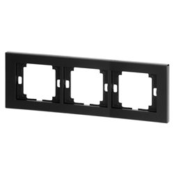 RAMKA POTRÓJNA ONYX, RA-3O, CZARNY ORNO RAMKA POTRÓJNA ONYX, RA-3O, CZARNY ORNO