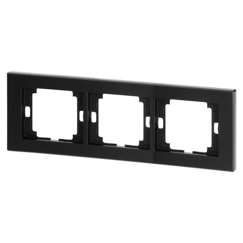 RAMKA POTRÓJNA ONYX, RA-3O, CZARNY ORNO RAMKA POTRÓJNA ONYX, RA-3O, CZARNY ORNO