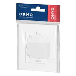 RAMKA POJEDYNCZA ONYX, RA-1O, BIAŁY ORNO RAMKA POJEDYNCZA ONYX, RA-1O, BIAŁY ORNO