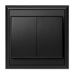ŁĄCZNIK P/T ŚWIECZNIKOWY LUNA, 10A, 250V, WP-2L, CZARNY ORNO ŁĄCZNIK P/T ŚWIECZNIKOWY LUNA, 10A, 250V, WP-2L, CZARNY ORNO