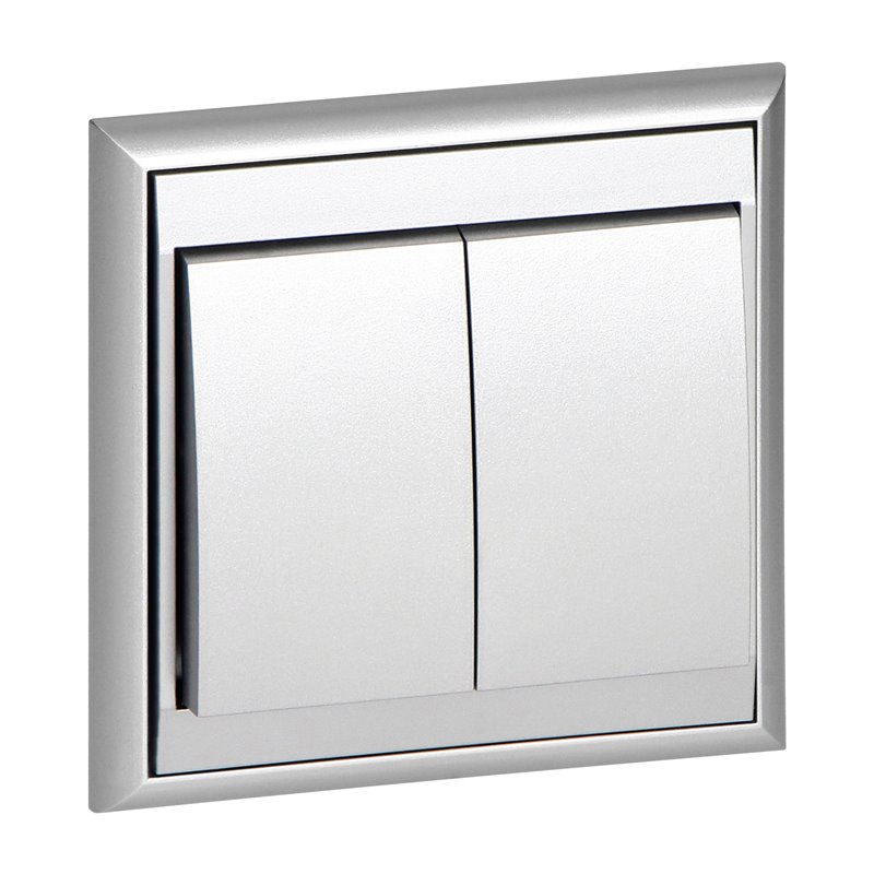 ŁĄCZNIK P/T ŚWIECZNIKOWY LUNA, 10A, 250V, WP-2L, SREBRNY ORNO ŁĄCZNIK P/T ŚWIECZNIKOWY LUNA, 10A, 250V, WP-2L, SREBRNY ORNO