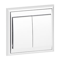 ŁĄCZNIK P/T ŚWIECZNIKOWY LUNA, 10A, 250V, WP-2L, BIAŁY ORNO ŁĄCZNIK P/T ŚWIECZNIKOWY LUNA, 10A, 250V, WP-2L, BIAŁY ORNO