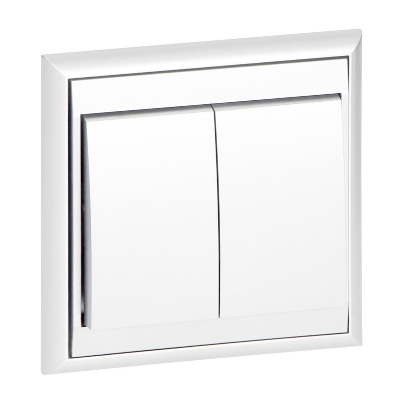 ŁĄCZNIK P/T ŚWIECZNIKOWY LUNA, 10A, 250V, WP-2L, BIAŁY ORNO ŁĄCZNIK P/T ŚWIECZNIKOWY LUNA, 10A, 250V, WP-2L, BIAŁY ORNO