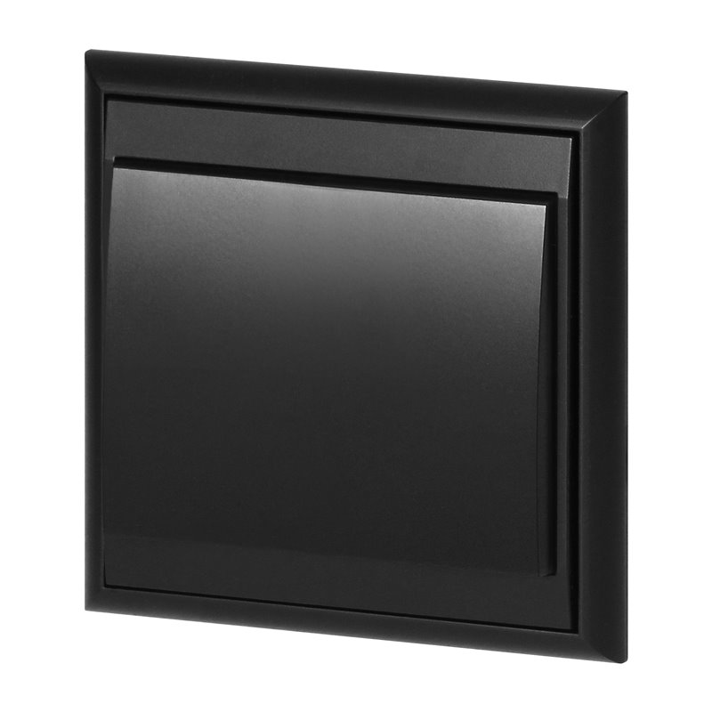 ŁĄCZNIK P/T SCHODOWY LUNA, 10A, 250V, WP-5L, CZARNY ORNO