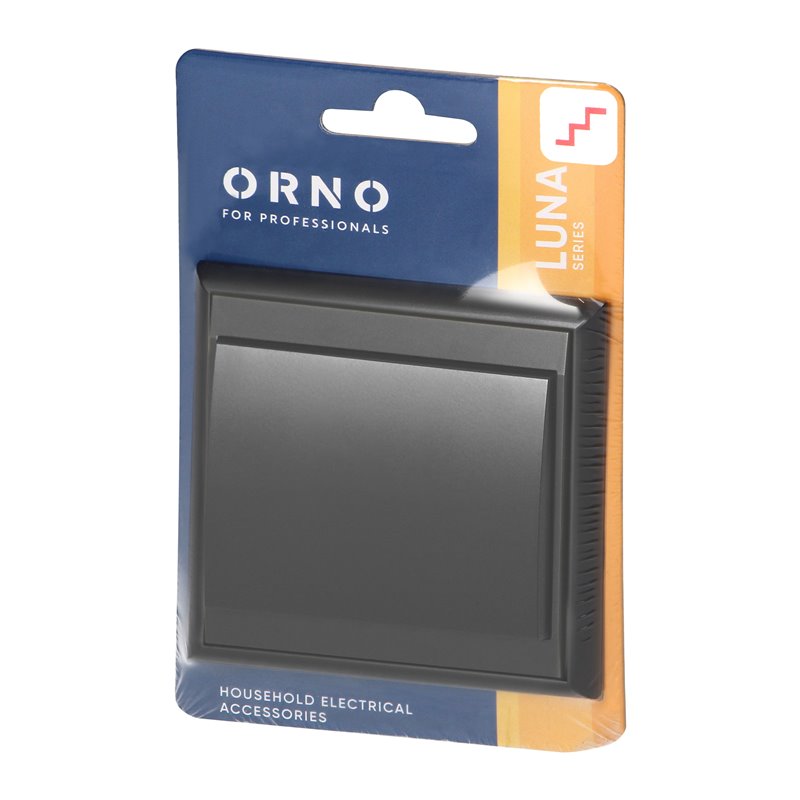 ŁĄCZNIK P/T SCHODOWY LUNA, 10A, 250V, WP-5L, CZARNY ORNO ŁĄCZNIK P/T SCHODOWY LUNA, 10A, 250V, WP-5L, CZARNY ORNO