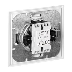 ŁĄCZNIK P/T SCHODOWY LUNA, 10A, 250V, WP-5L, SREBRNY ORNO ŁĄCZNIK P/T SCHODOWY LUNA, 10A, 250V, WP-5L, SREBRNY ORNO