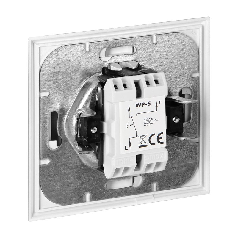 ŁĄCZNIK P/T SCHODOWY LUNA, 10A, 250V, WP-5L, SREBRNY ORNO ŁĄCZNIK P/T SCHODOWY LUNA, 10A, 250V, WP-5L, SREBRNY ORNO
