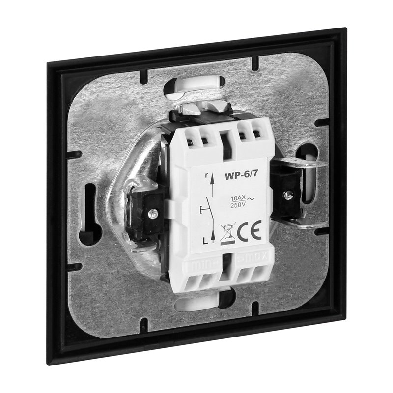 PRZYCISK DZWONEK P/T LUNA, 10A, 250V, WP-6/7L, CZARNY/ZŁOTY ORNO PRZYCISK DZWONEK P/T LUNA, 10A, 250V, WP-6/7L, CZARNY/ZŁOTY ORNO