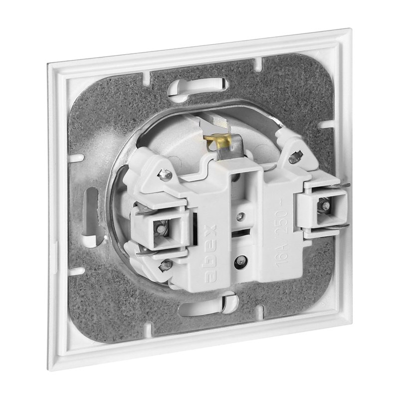 GNIAZDO POJEDYNCZE P/T 2P+Z, SCHUKO LUNA, 16A, 250V, PT-17L, SREBRNY ORNO GNIAZDO POJEDYNCZE P/T 2P+Z, SCHUKO LUNA, 16A, 250V, PT-17L, SREBRNY ORNO