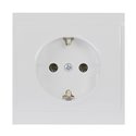 GNIAZDO POJEDYNCZE P/T 2P+Z, SCHUKO LUNA, 16A, 250V, PT-17L, BIAŁY ORNO GNIAZDO POJEDYNCZE P/T 2P+Z, SCHUKO LUNA, 16A, 250V, PT-17L, BIAŁY ORNO