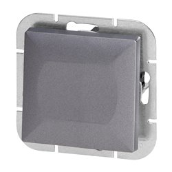 ŁĄCZNIK P/T JEDNOBIEGUNOWY PEARL, 10A, 250V, WP-1P, ANTRACYT ORNO ŁĄCZNIK P/T JEDNOBIEGUNOWY PEARL, 10A, 250V, WP-1P, ANTRACYT ORNO