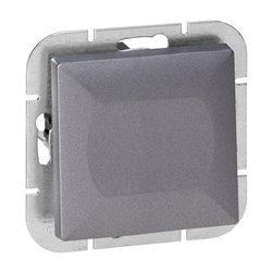 ŁĄCZNIK P/T JEDNOBIEGUNOWY PEARL, 10A, 250V, WP-1P, ANTRACYT ORNO ŁĄCZNIK P/T JEDNOBIEGUNOWY PEARL, 10A, 250V, WP-1P, ANTRACYT ORNO
