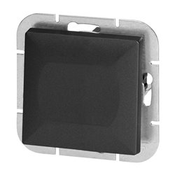 ŁĄCZNIK P/T JEDNOBIEGUNOWY PEARL, 10A, 250V, WP-1P, CZARNY ORNO ŁĄCZNIK P/T JEDNOBIEGUNOWY PEARL, 10A, 250V, WP-1P, CZARNY ORNO
