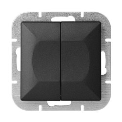ŁĄCZNIK P/T ŚWIECZNIKOWY PEARL, 10A, 250V, WP-2P, CZARNY ORNO ŁĄCZNIK P/T ŚWIECZNIKOWY PEARL, 10A, 250V, WP-2P, CZARNY ORNO