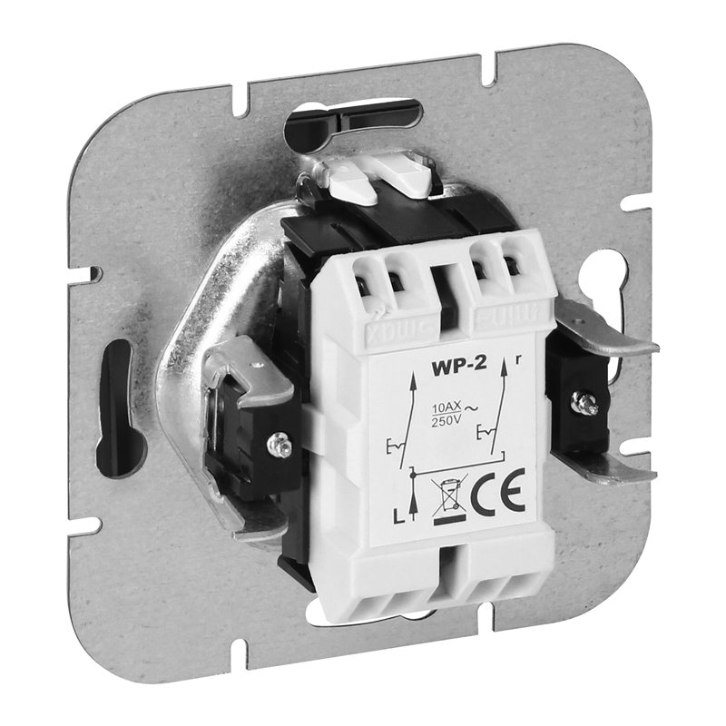 ŁĄCZNIK P/T ŚWIECZNIKOWY PEARL, 10A, 250V, WP-2P, CZARNY ORNO ŁĄCZNIK P/T ŚWIECZNIKOWY PEARL, 10A, 250V, WP-2P, CZARNY ORNO