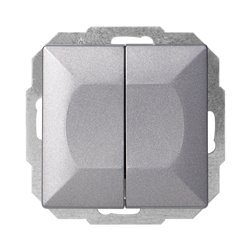 ŁĄCZNIK P/T SCHODOWY PODWÓJNY PEARL, 10A, 250V, WP-2/5P, ANTRACYT ORNO ŁĄCZNIK P/T SCHODOWY PODWÓJNY PEARL, 10A, 250V, WP-2/5P, ANTRACYT ORNO