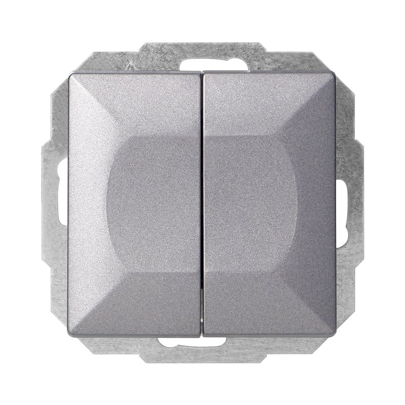 ŁĄCZNIK P/T SCHODOWY PODWÓJNY PEARL, 10A, 250V, WP-2/5P, ANTRACYT ORNO ŁĄCZNIK P/T SCHODOWY PODWÓJNY PEARL, 10A, 250V, WP-2/5P, ANTRACYT ORNO
