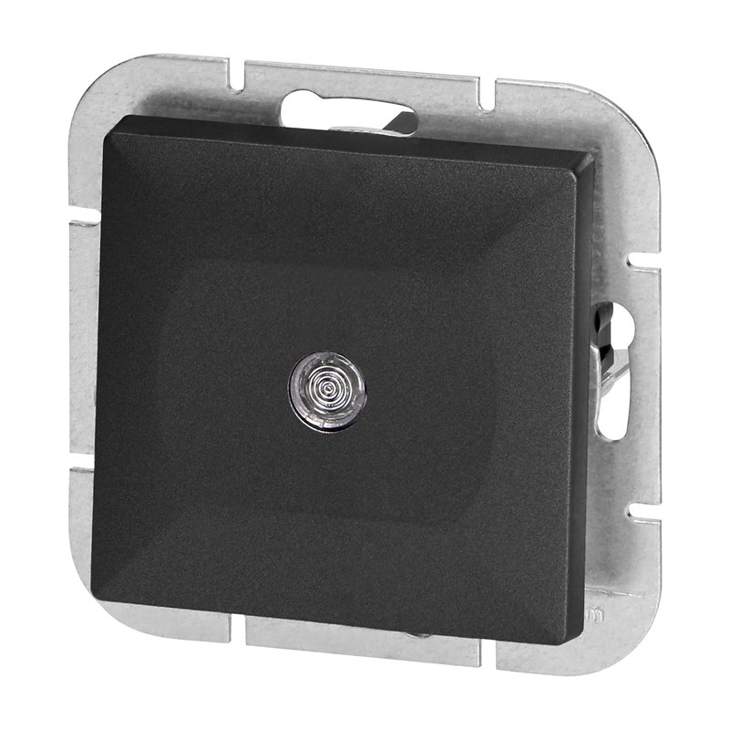 ŁĄCZNIK SCHODOWY P/T Z PODŚWIELENIEM PEARL, 10A, 250V, WP-5P/S, CZARNY ORNO